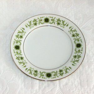 Bread Plate Towne House Green Dale Fine China Vintage Japan